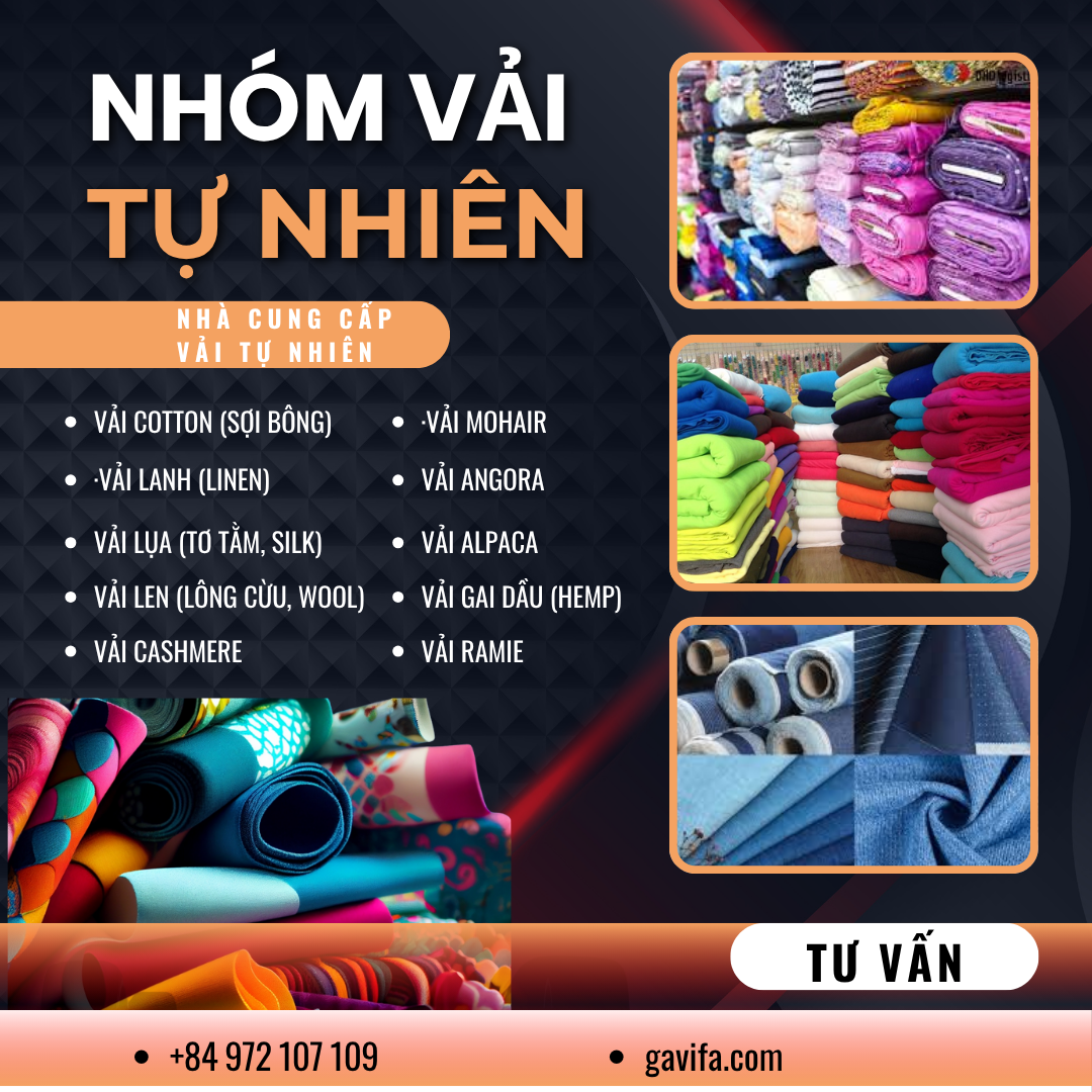 Kho vải thoáng mát GAVIFA cho xưởng may