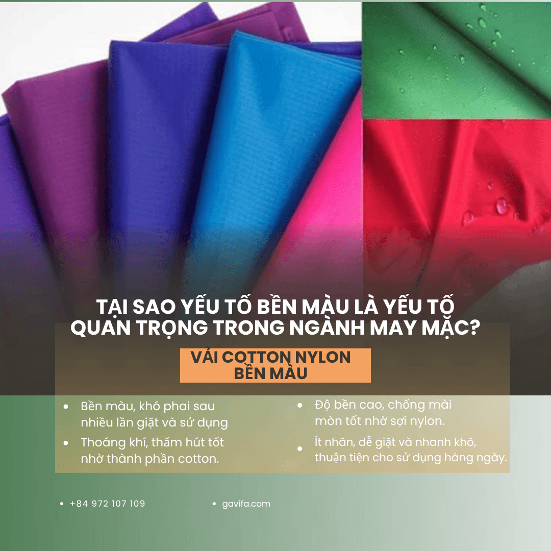 Độ ổn định khi may vải thoáng mát