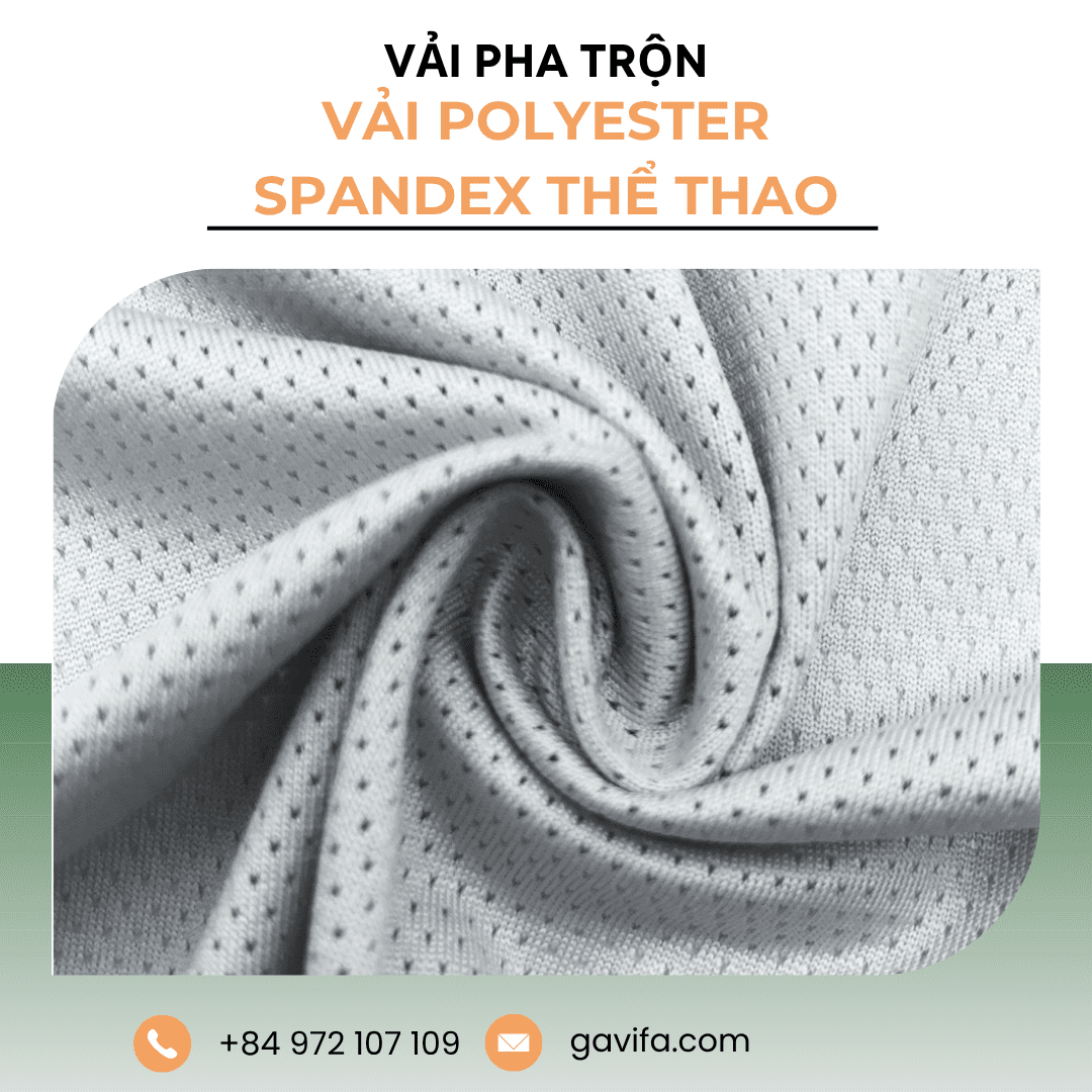 đặc điểm vải poly spandex co giãn nhanh khô