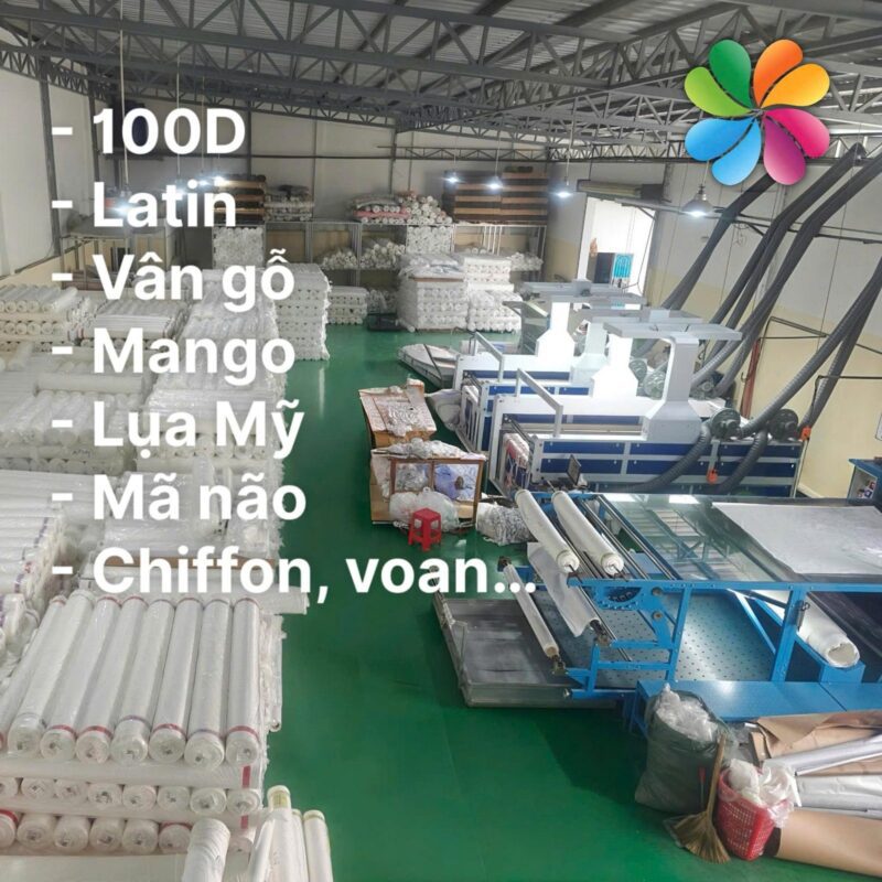 Kho vải Gavifa - cuộn vải sẵn kho